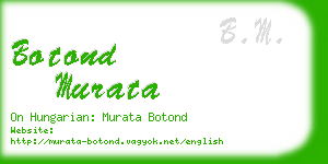 botond murata business card